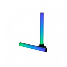 Ksix 2 Barras de luz SmartLED RGBIC 35lm - Bluetooth, WiFi - Compatible con Asistentes de Voz