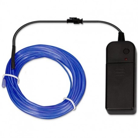 Ksix Tira Led Neon - Recortables - 3 Modos de Luz - Longitud 5m - Color Azul