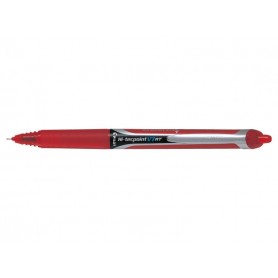 Pilot Boligrafo de Tinta Liquida Hi-Tecpoint V7 RT - Retractil - Recargable - Punta Fina de Aguja 0.7mm - Trazo 0.35mm - Color R