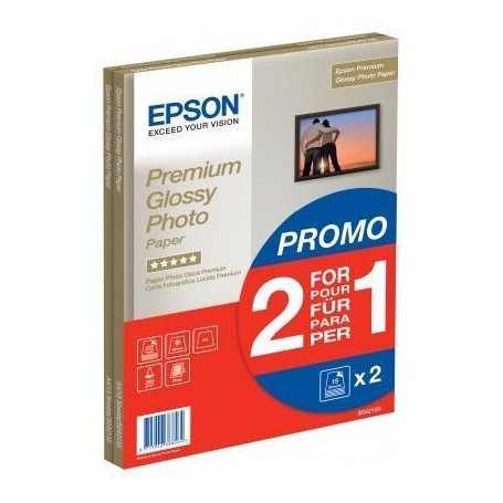 Epson C13S042169 Papel Fotografico A4 255gr - Acabado Brillante - 30 Hojas - para Impresoras de Tinta