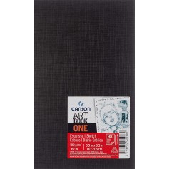 Canson Sketch One Fino Cuaderno de Dibujo con 98 Hojas - 14x21.6cm - 100g - Color Blanco