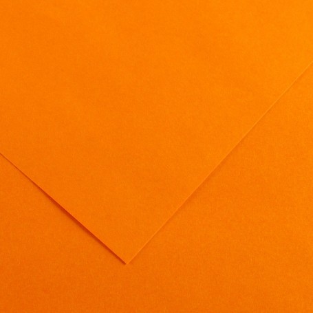 Canson Guarro Pack de 25 Cartulinas Iris A4 de 185g - 50x65cm - Color Mandarina