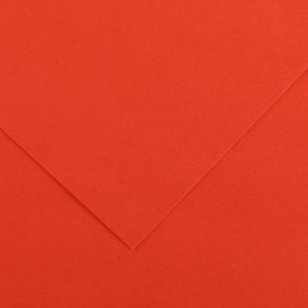 Canson Guarro Pack de 25 Cartulinas Iris A4 de 185g - 50x65cm - Color Tomate