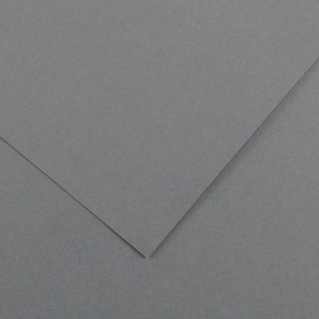 Canson Guarro Pack de 25 Cartulinas Iris A4 de 185g - 50x65cm - Color Gris Plomo