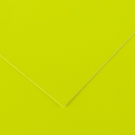 Canson Guarro Pack de 25 Cartulinas Iris A4 de 185g - 50x65cm - Color Amarillo Fluo