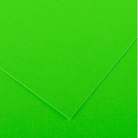 Canson Guarro Pack de 25 Cartulinas Iris A4 de 185g - 50x65cm - Color Verde Fluo