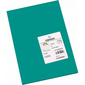 Canson Guarro Pack de 50 Cartulinas Iris A4 de 185g - 21x29.7cm - Color Verde Menta