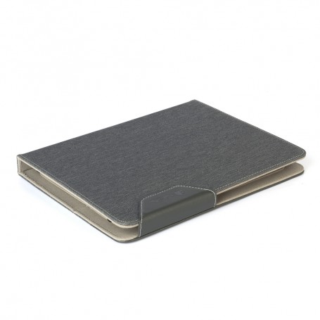 NGS Club Plus Funda para Tablets de 9" a 10" - Diseño Slim - 3 Posiciones - Cierre con Iman - Color Gris