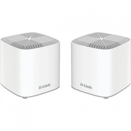 D-Link Sistema WiFi Mesh de Doble Banda - WiFi 6 - 2 Puntos de Acceso - Puerto LAN - Puerto WAN - MU-MIMO - WPA3