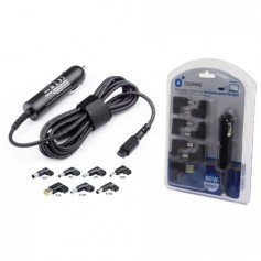 Cromad Cargador Universal Automatico de Coche para Portatil y Tablet desde 30W hasta 90W - 7 Conectores Diferentes