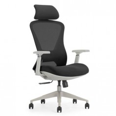 Cromad Gama Senior SE4000 Silla de Oficina - Piston de Gas de Grado 4 - Soportes Lumbar y Cervical Ajustables - Respaldo de Mall