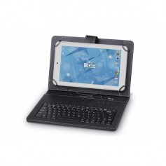 3GO CSGT27 Funda para Tablet 10" con Teclado USB Negra
