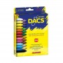 Alpino Pack 24 Ceras de Colores Dacs - Textura Cremosa - Mezclables - Pintado Suave y Cubriente - Colores Surtidos