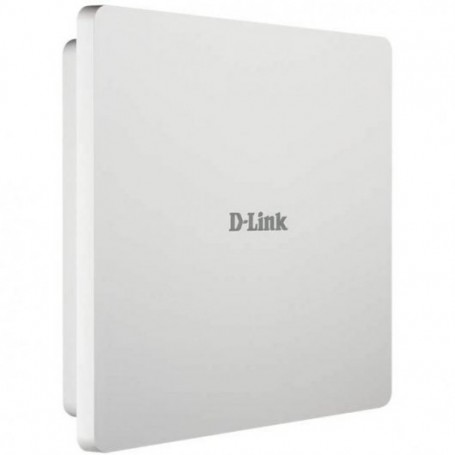 D-Link Punto de Acceso WiFi AC1200 PoE Dual Band para Exterior - 5 GHz/2.4GHz - Tasa de Transferencia Max. 867 Mbps - 2 Puertos 