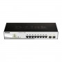 D-Link Switch Semigestionable 8 Puertos Gigabit PoE 45W + 2 Puertos Giga Combo