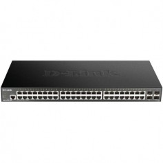 D-Link Switch Gestionado 48 Puertos Gigabit + 4 Puertos SFP 10G