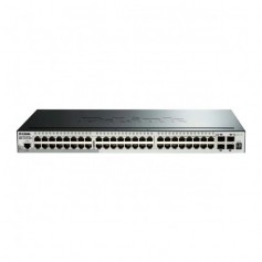 D-Link Switch Semigestionable 48 Puertos Gigabit + 2 Puertos Giga Combo + 4 Puertos 10G SFP+
