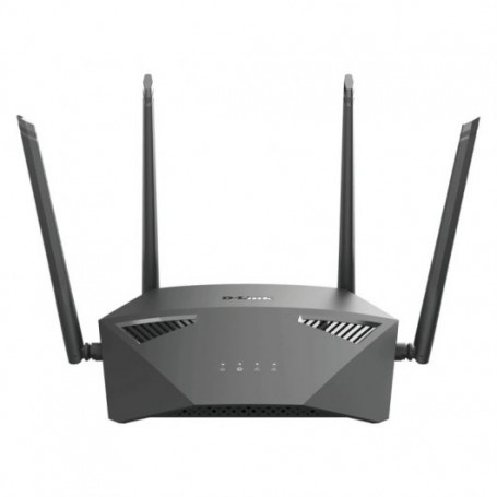 D-Link Router Inalambrico Doble Banda AC 1900 MU-MIMO - WiFi - Hasta 1900Mbps - 4 Puertos RJ45 - 4 Antenas Externas - Color Negr