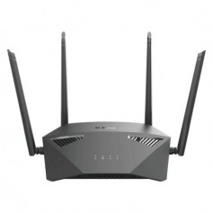 D-Link Router Inalambrico Doble Banda AC 1900 MU-MIMO - WiFi - Hasta 1900Mbps - 4 Puertos RJ45 - 4 Antenas Externas - Color Negr