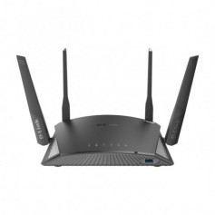 D-Link Router EXO AC2600 WiFi Smart Mesh - 5 Puertos RJ45, 1x USB 2.0, 1x USB 3.2 - 4 Antenas Externas