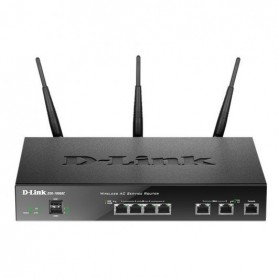 D-Link Router Profesional VPN Unificado WiFi Doble Banda - Hasta 1300Mbps - 2 Puertos LAN y 2 Puertos WAN - 3 Antenas Externas D