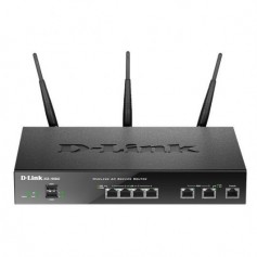 D-Link Router Profesional VPN Unificado WiFi Doble Banda - Hasta 1300Mbps - 2 Puertos LAN y 2 Puertos WAN - 3 Antenas Externas D