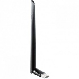 D-Link Adaptador USB WiFi Inalambrico Doble Banda AC600 - Hasta 433Mbps - WPS