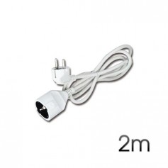 Elbat Cable de Alimentacion Alargador Macho a Hembra 2m