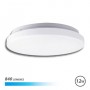 Elbat Aplique Redondo de Techo LED 12W 840lm - 6500K Luz Fria - Diametro 23cm