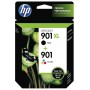HP PACK AHORRO 901XL Negro y 901 Tricolor, Cartuchos ORIGINALES SD519AE
