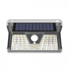 Elbat Aplique Led Solar - 260LM - Luz Fria 6500K - Sensor de Movimiento - Bateria 1200mAh