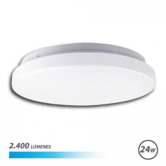 Elbat Aplique Redondo de Techo LED 24W 2400lm - 6500K Luz Fria - Diametro 35cm