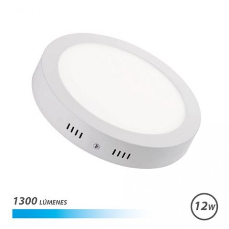 Elbat Downlight Circular Sobre Pared LED 12W 1300lm Luz Fria