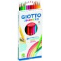 Giotto Colors 3.0 Pack de 24 Lapices Hexagonales de Colores - Mina 3 mm - Madera - Colores Surtidos