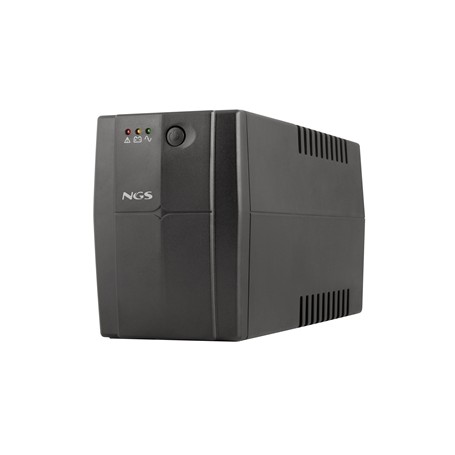 NGS Fortress 1200 V3 SAI 800VA UPS 480W - Tecnologia Off Line - Funcion AVR - 2x Schukos - Proteccion Sobrecargas y Cortocircuit