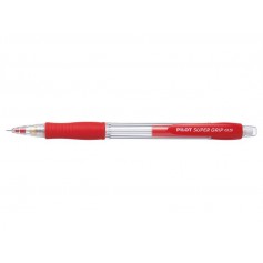 Pilot Portaminas SuperGrip H185 - Trazo 0.5mm - Mina HB - Cuerpo Rojo