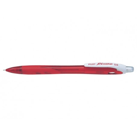 Pilot Portaminas Rexgrip Begreen - Trazo 0.5mm - Mina HB - 71,9% Plastico Reciclado - Cuerpo Rojo