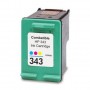 Cartucho remanufacturado Tricolor HP 343, reemplaza al C8766EE, 19ml de capacidad