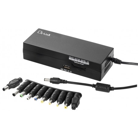 L-Link LL-AC-ADAPTER-100W Cargador Universal Automatico 100W con 10 Adaptadores