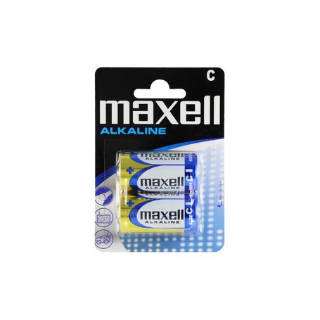 Maxell Pack de 2 Pilas Alcalinas LR14 C