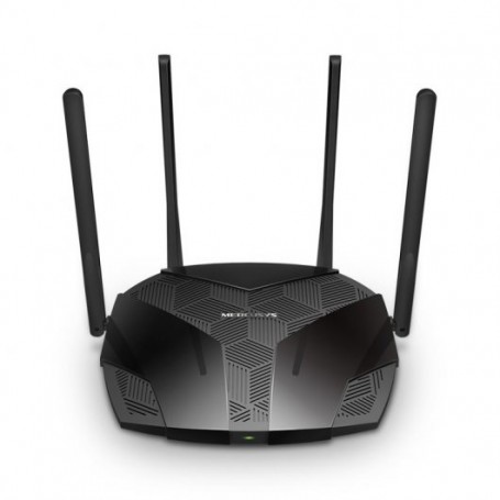 Mercusys Router Inalambrico WiFi 6 Doble Banda - 4 Puertos 10/100Mbps - 4 Antenas 5dBi - OFDMA, MU-MIMO