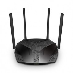 Mercusys Router Inalambrico WiFi 6 Doble Banda - 4 Puertos 10/100Mbps - 4 Antenas 5dBi - OFDMA, MU-MIMO