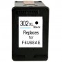 HP 302XL Negro cartucho remanufacturado, reemplaza al F6U68AE