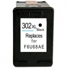 HP 302XL Negro cartucho remanufacturado, reemplaza al F6U68AE