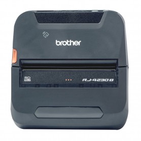 Brother RJ-4230B Impresora Termica Portatil de Etiquetas y Tickets Bluetooth, USB - Resolucion 203ppp - Velocidad 127mms - Color
