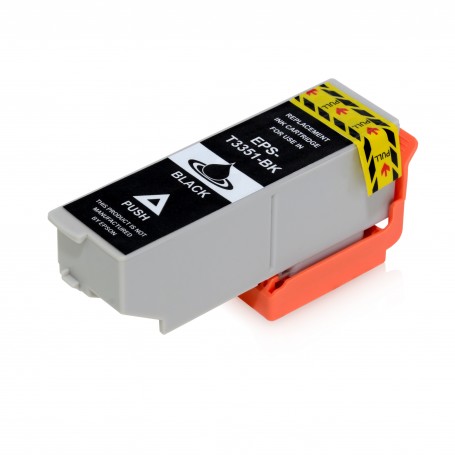 EPSON 33XL Negro cartucho compatible, reemplaza al T3351 de alta capacidad C13T33514010