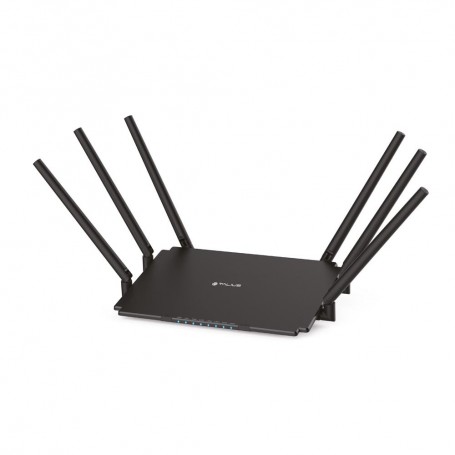 Talius RT2100GLAN Router Inalambrico Gigabit AC 2100M Dual Band - 1x USB 3.0, 4x LAN, 1x WAN - 10/100/1000Mbps - 6 Antenas Omnid