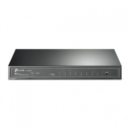 TP-Link Switch Smart Gigabit - 8 Puertos RJ45 Gigabit - VLAN 802.1Q, ACL, Seguridad por Puerto y Control de Tormentas