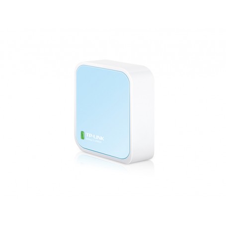 TP-Link Router inalambrico Nano N 300Mbps - 1 EP ETH - 1 EP Micro USB -Antena Interna - Color Blanco/Azul