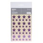 Apli Gomets Estrella Holograficos - Tamaño 12.5mm y 19.5mm - Adhesivo Permanente - 120 Unidades por Bolsa - Desarrollo de Habili